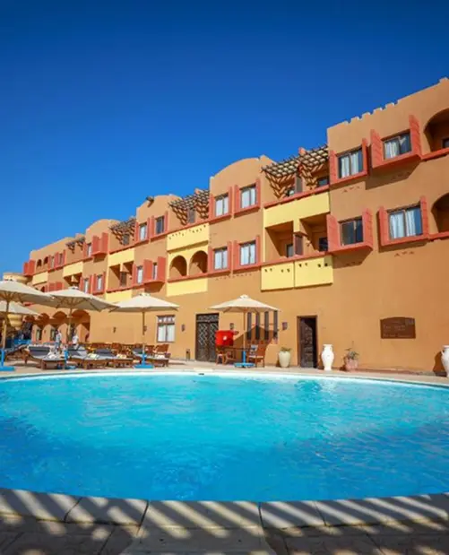 Hotel with swimming pool